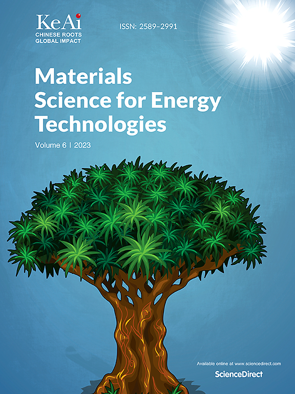 Go to journal home page - Materials Science for Energy Technologies